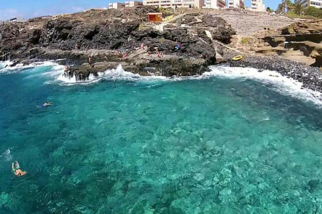 Amazing Seaview Balcon Del Mar Glass Veranda Costa Del Silencio Dış mekan fotoğraf
